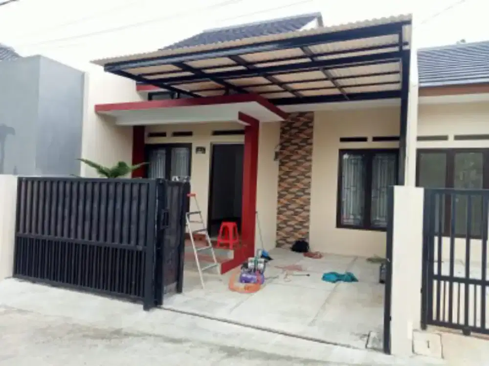 Kanopi baja ringan atap alderon, spandek pasir dan polos