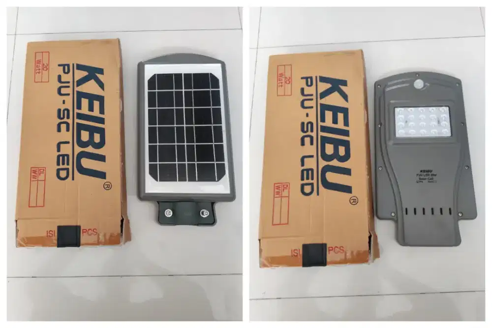 Lampu LED pju tenaga matahari