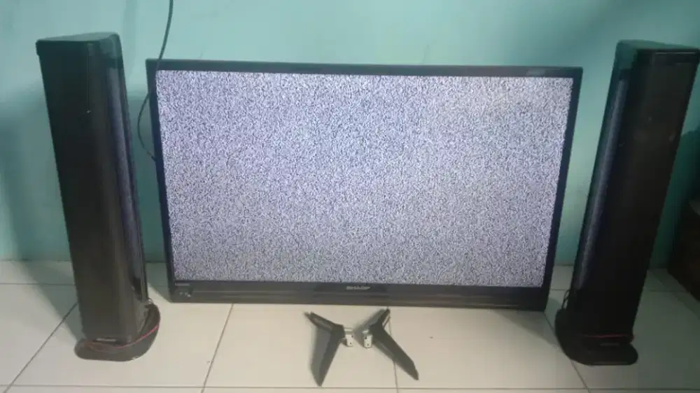 Jual cepat led TV sharp analog tower