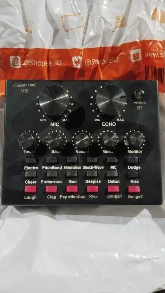 Soundcard V8+ buat live toktok