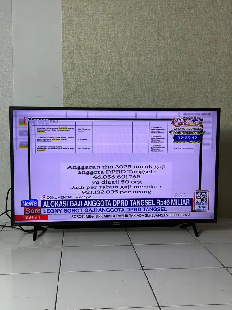 LED TV Sharp 42inch Digital Siap Pakai, Bergaransi