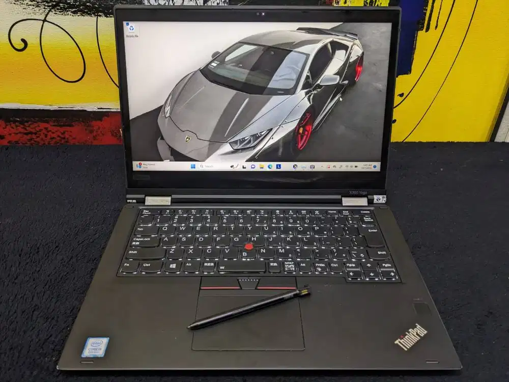 Laptop 2in1 Lenovo X380 Yoga i5 Gen8 8/256 touch mulus dapat Pen