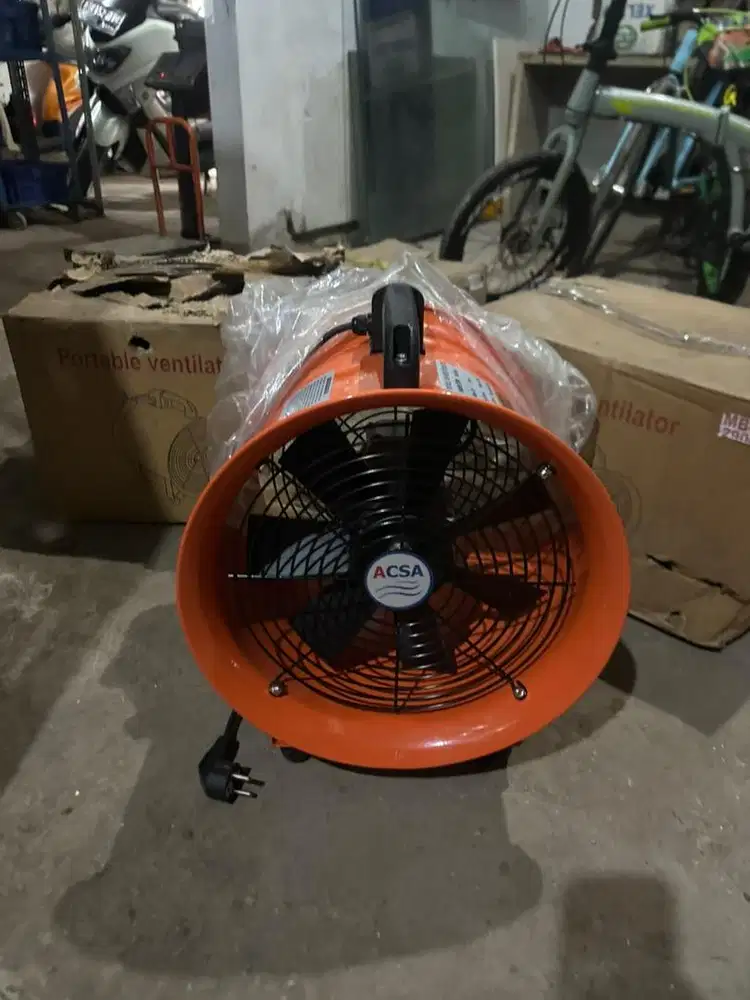 Portable Ventilator Kipas Ventilator Exhaust 12 inch Blower baru