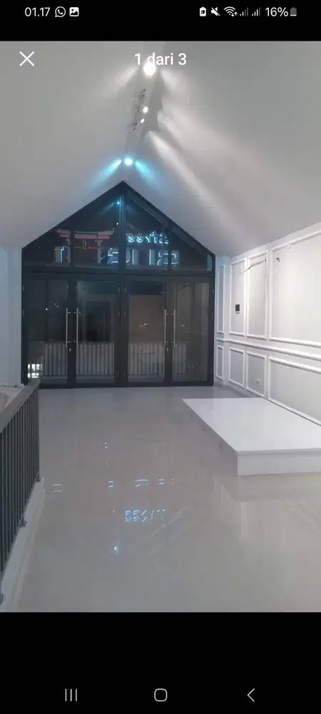 Kusen kaca partisi gypsum/ palopond pvc / kusen Aluminium