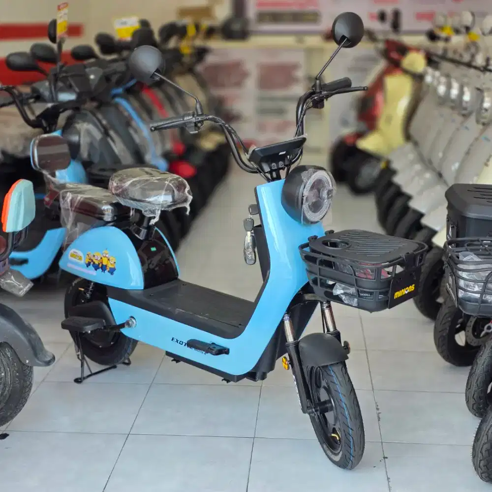 Sepeda listrik exotic veloce CR bisa kredit tanpa DP cod gratis ongkir