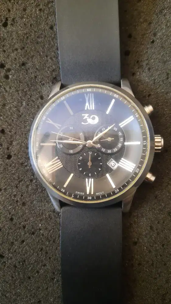 Jam tangan 3 whells swiss ronda edisi aniversarry