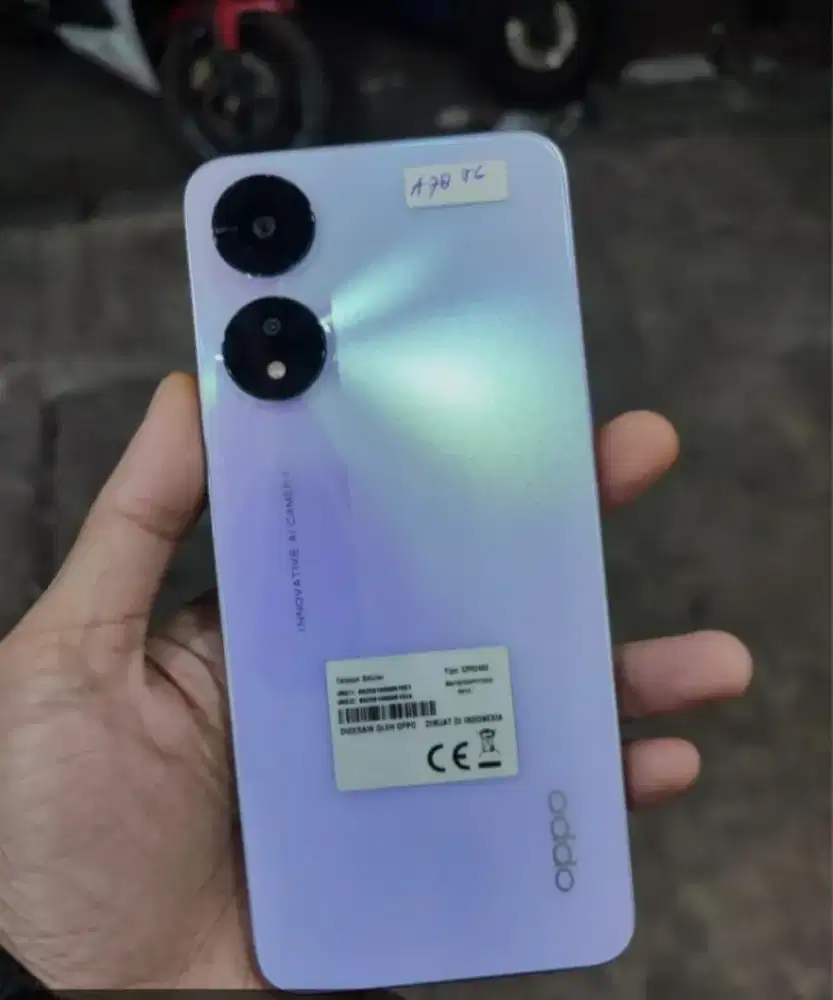 Dijual handphone Oppo a78 5g ram 8/128 GB