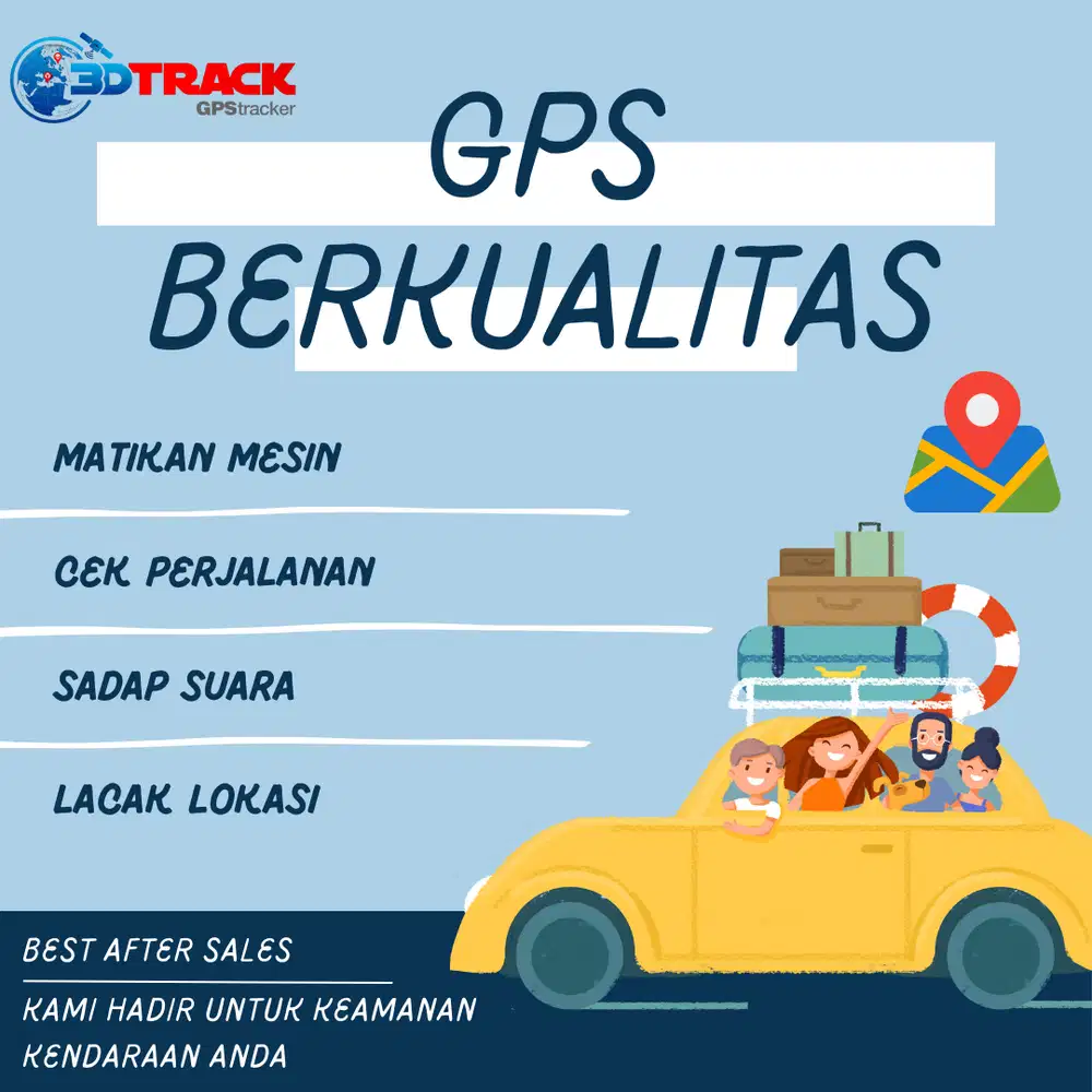GPS TRACKER KENDARAAN BERMOTOR MURAH BERGARANSI 3DTRACK