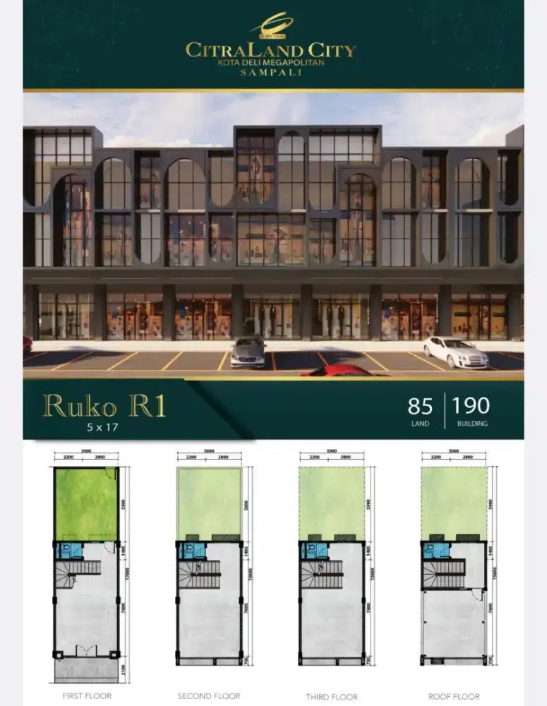 Ruko R1 R2 Citraland Sampali