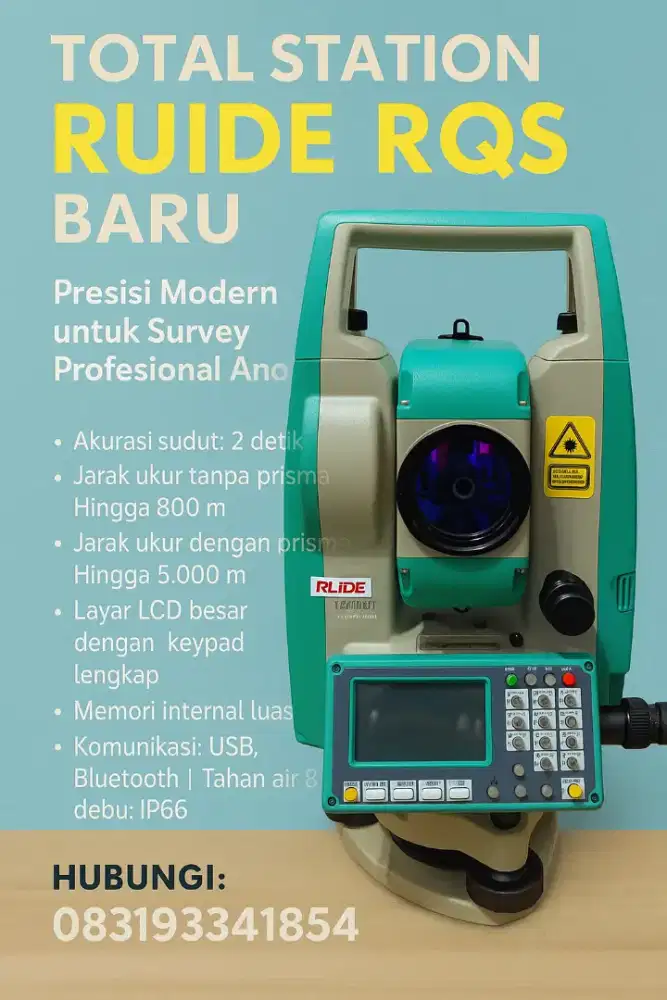 Total Station RUIDE RQS Baru