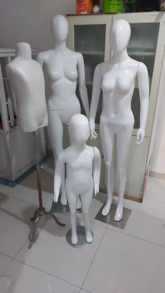 Manekin patung baju wanita & anak 3pc