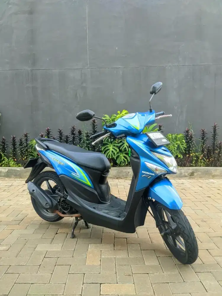 Honda Beat Pop Biru Orian 2015 Esp CBS Iss Gress Apik