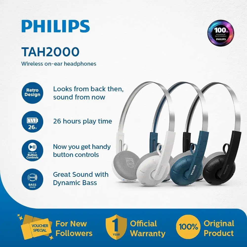 Headphone Philips Tah 2000