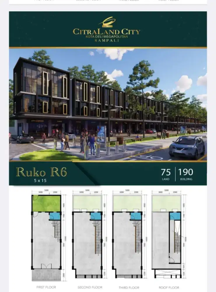 Ruko Blok R6 Citraland Sampali