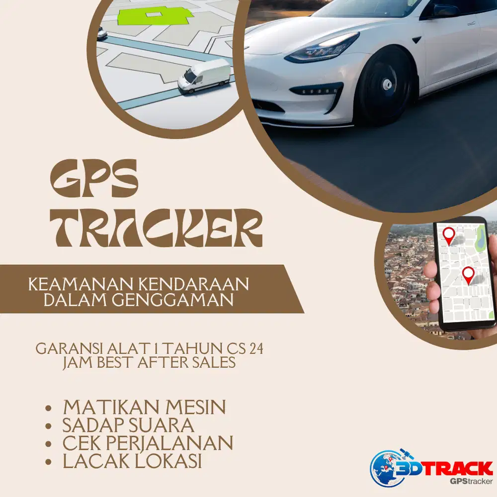 GPS TRACKER KENDARAAN BERMOTOR MURAH BERGARANSI 3DTRACK