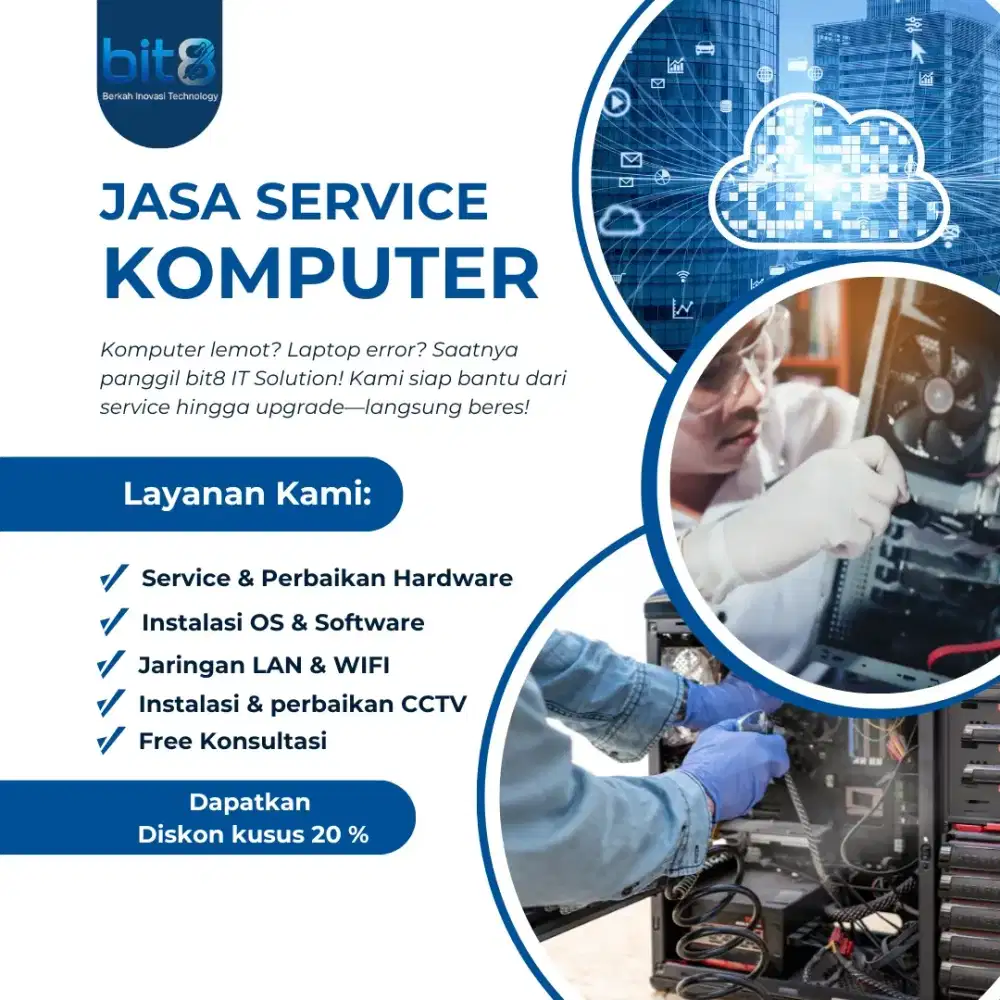 Jasa IT dan Service Komputer Panggilan