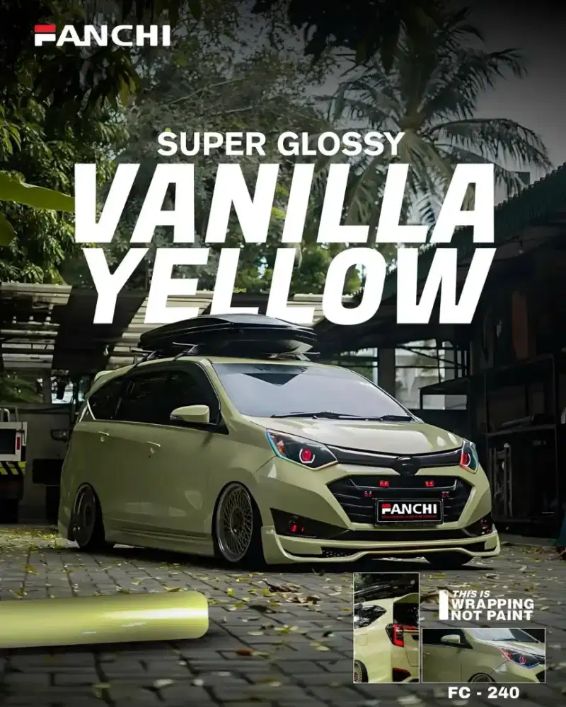 Variasi wrapping mobil dan cutting stiker