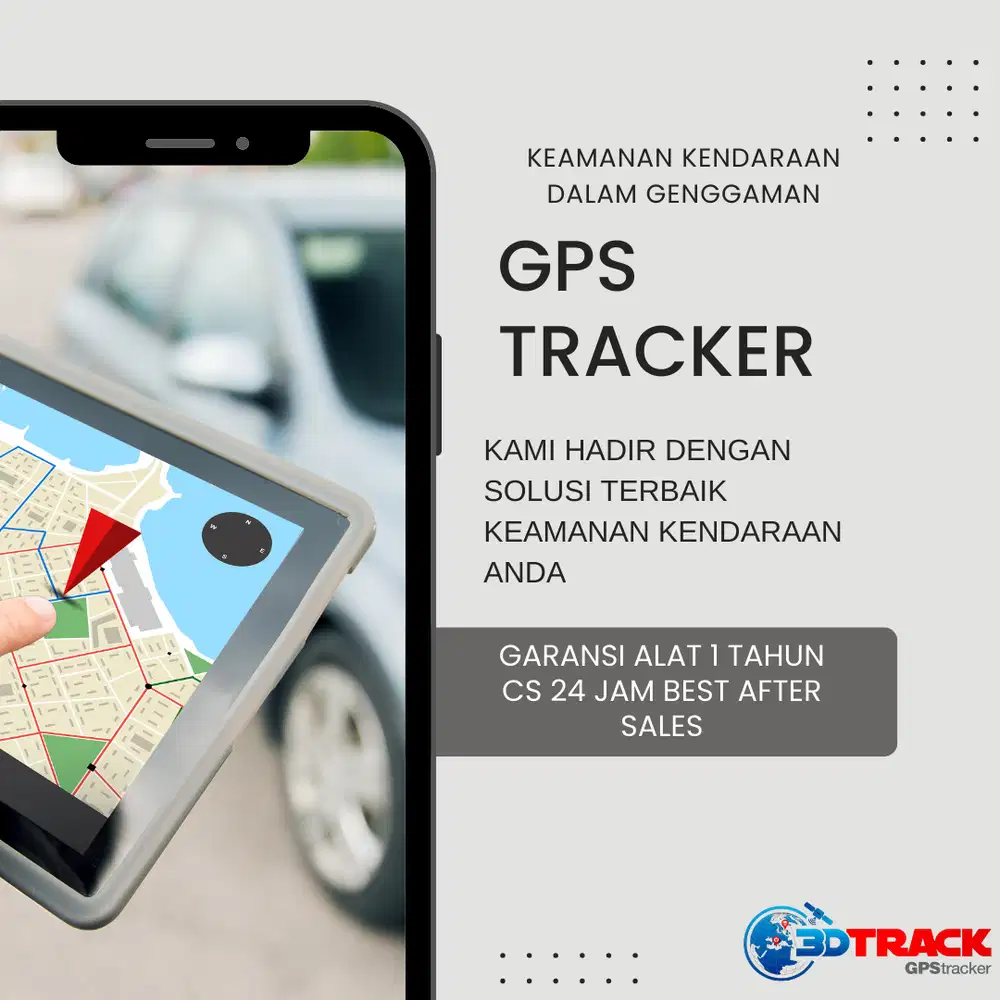 GPS TRACKER KENDARAAN BERMOTOR MURAH BERGARANSI 3DTRACK