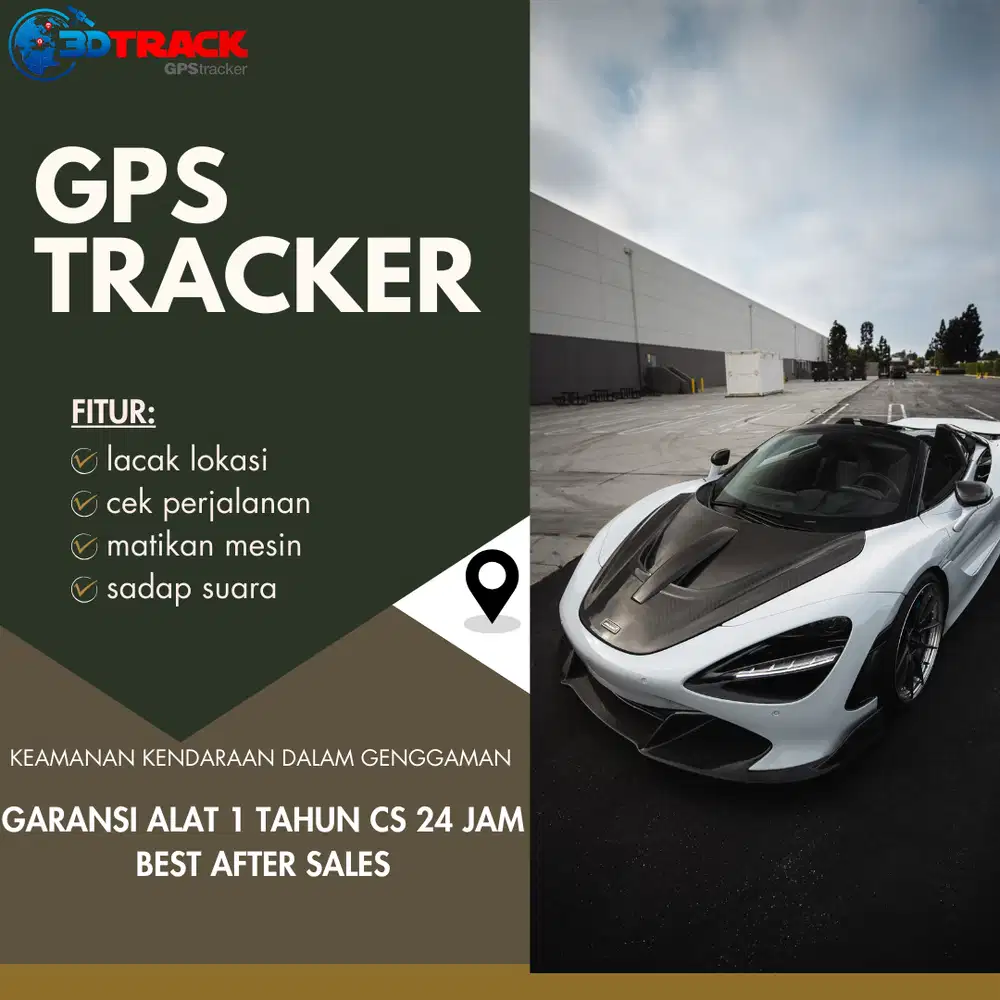 GPS TRACKER KENDARAAN BERMOTOR MURAH BERGARANSI 3DTRACK