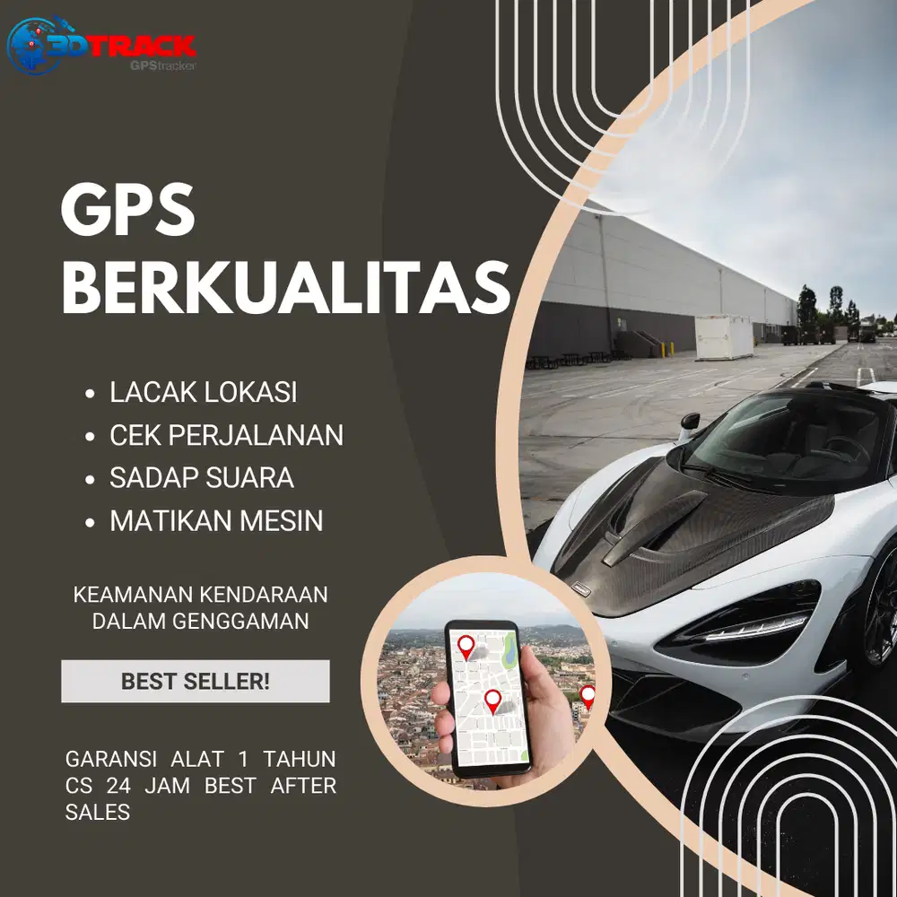 GPS TRACKER KENDARAAN BERMOTOR MURAH BERGARANSI 3DTRACK