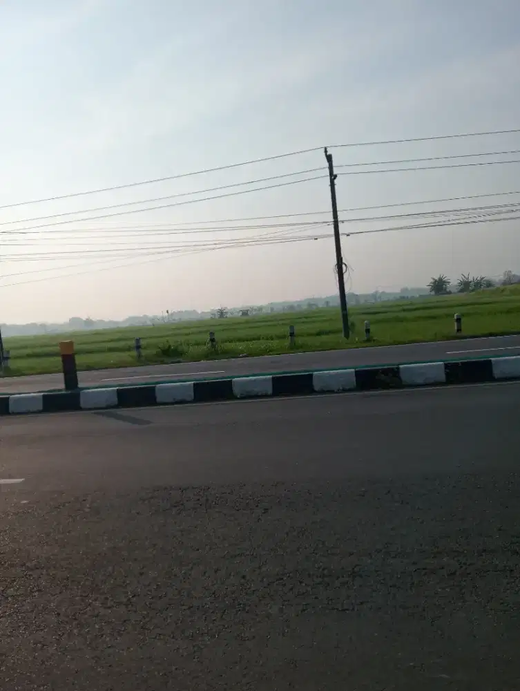 Tanah kering pinggir jl Solo Sragen