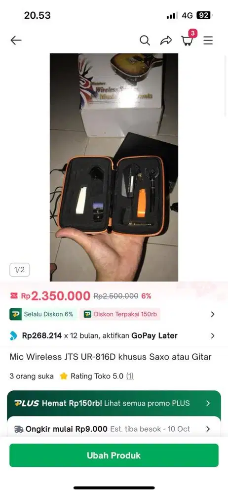 Mic JTS Wireless Saxo