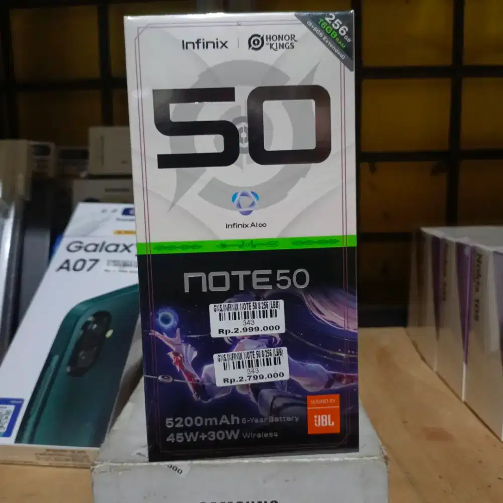 INFINIX NOTE 50 16/255GB 'ATLANTIS DAHSYAT'