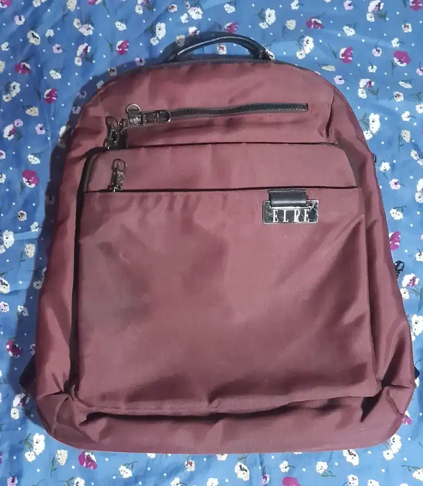 ELLE Backpack Maroon