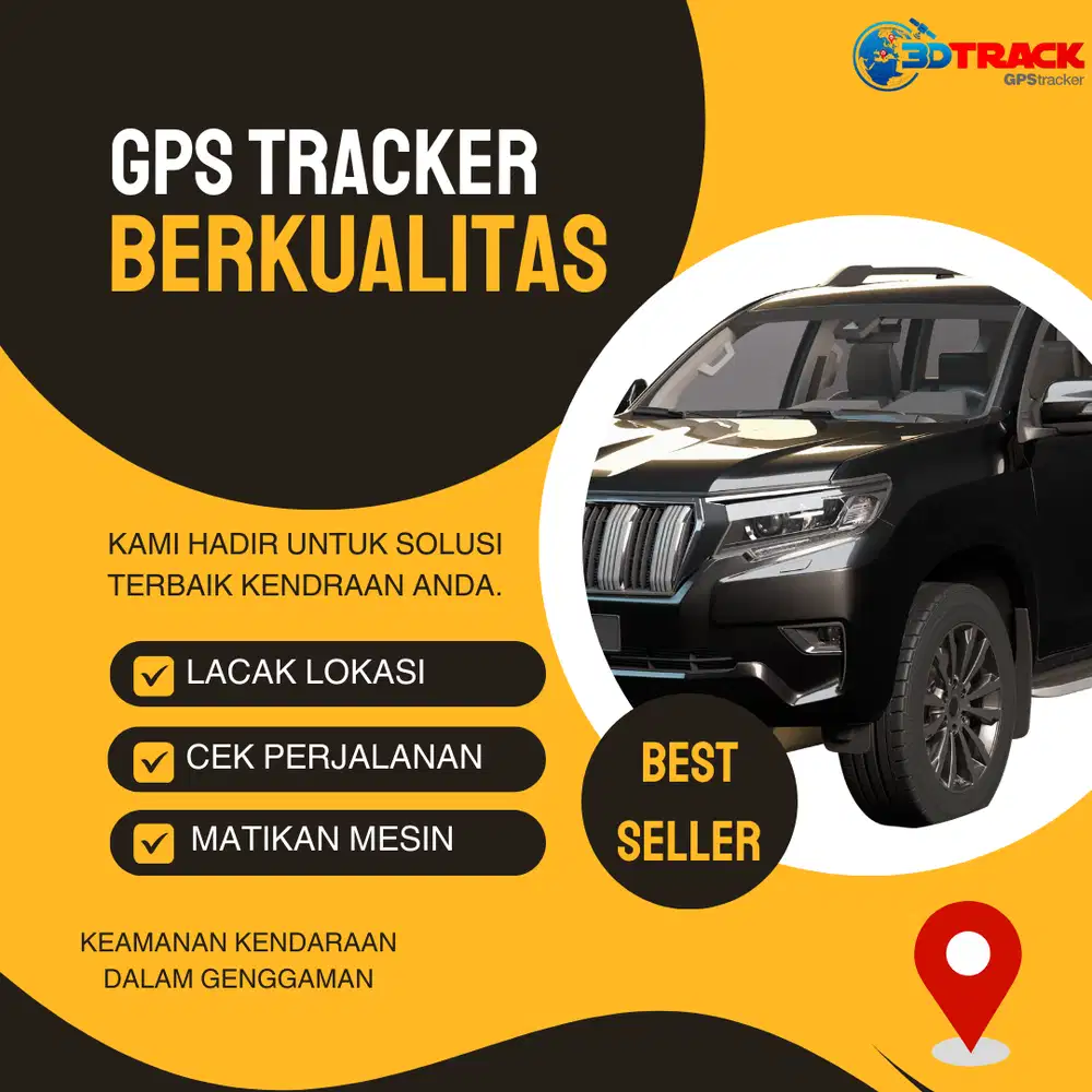 GPS TRACKER KENDARAAN BERMOTOR MURAH BERGARANSI 3DTRACK