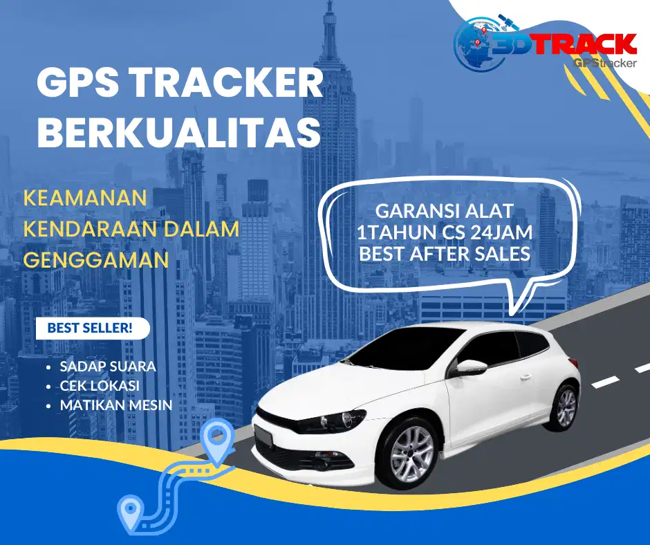 GPS TRACKER KENDARAAN BERMOTOR MURAH BERGARANSI 3DTRACK