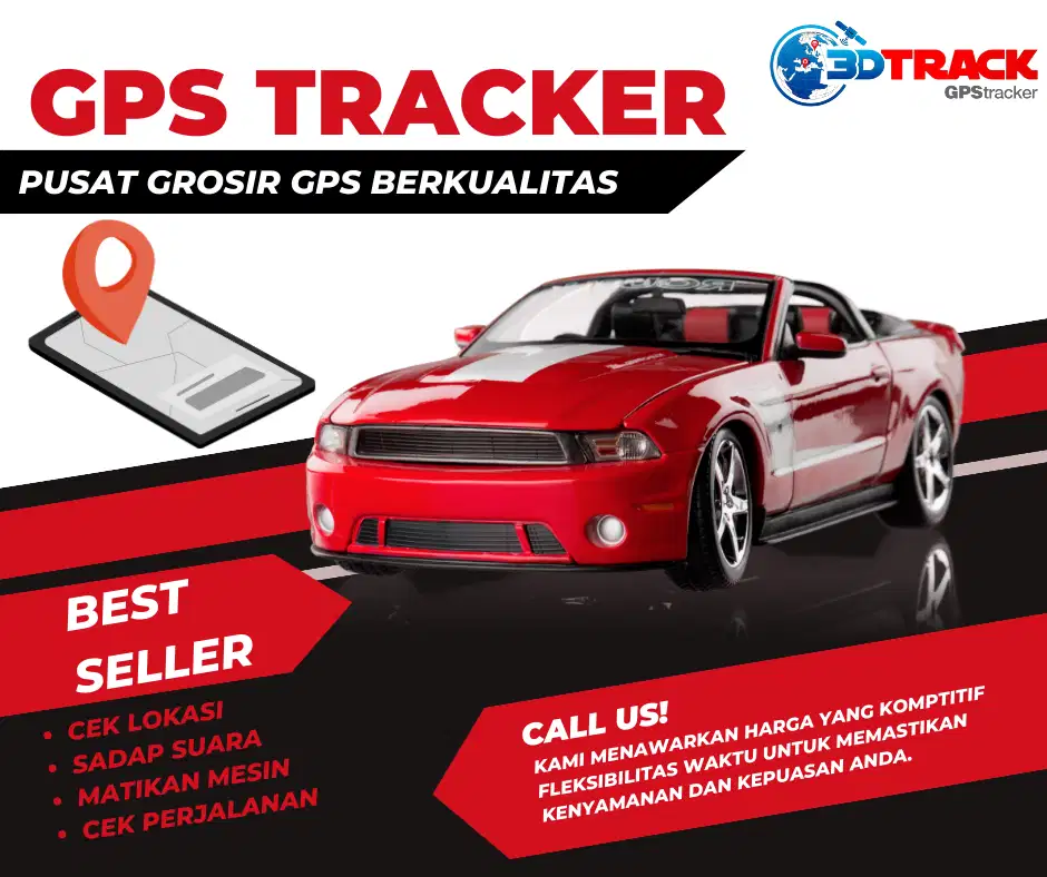 GPS TRACKER KENDARAAN BERMOTOR MURAH BERGARANSI 3DTRACK