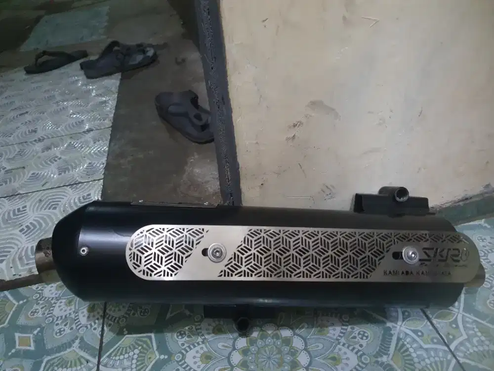 Knalpot racing skr vario 150 old