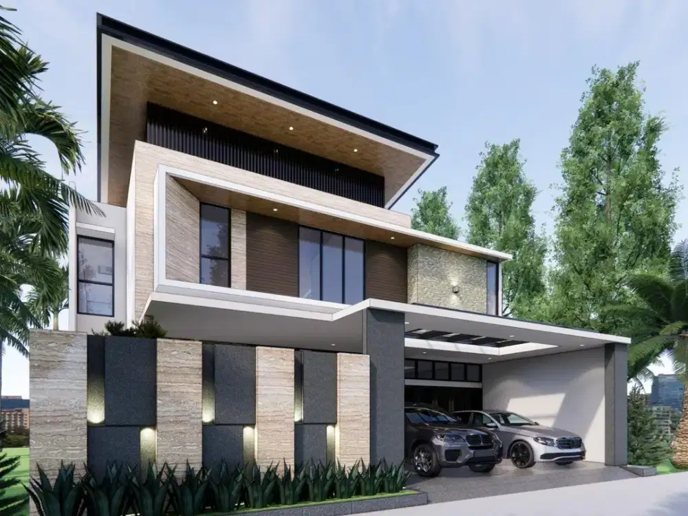 Rumah Mewah Modern Design di Radio Dalam Jakarta Selatan