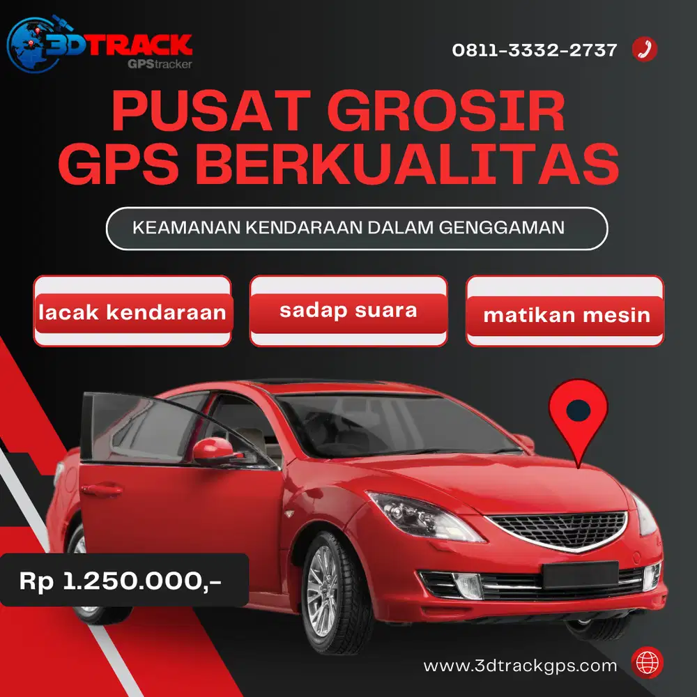 GPS TRACKER KENDARAAN BERMOTOR MURAH BERGARANSI 3DTRACK