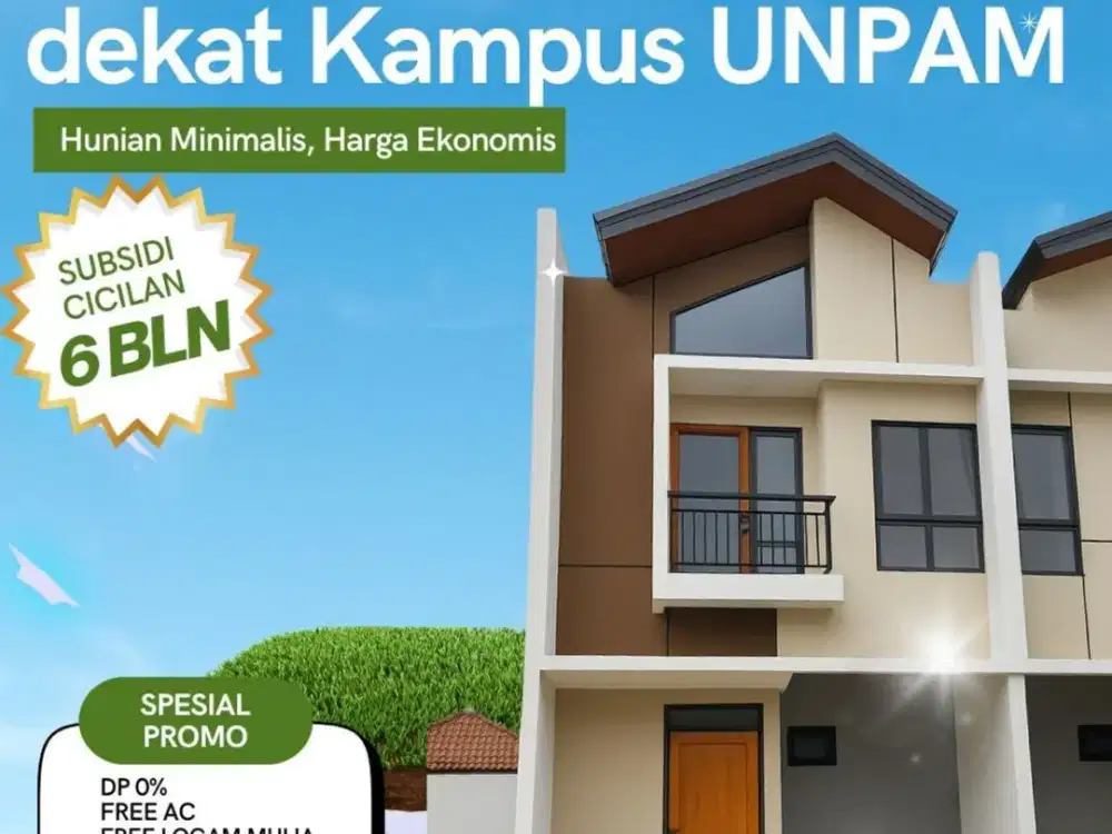 Rumah Baru Siap Huni dekat Serpong tangerang Selatan