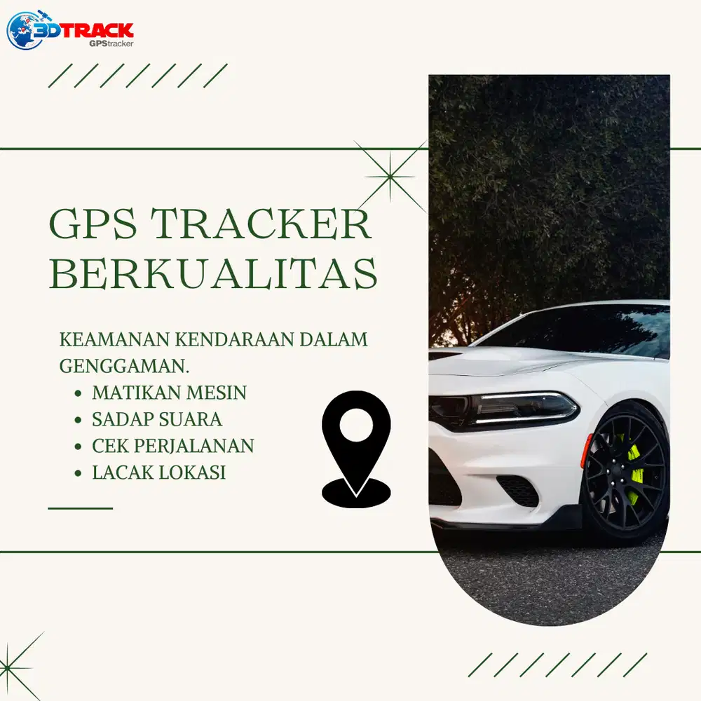 GPS TRACKER KENDARAAN BERMOTOR MURAH BERGARANSI 3DTRACK