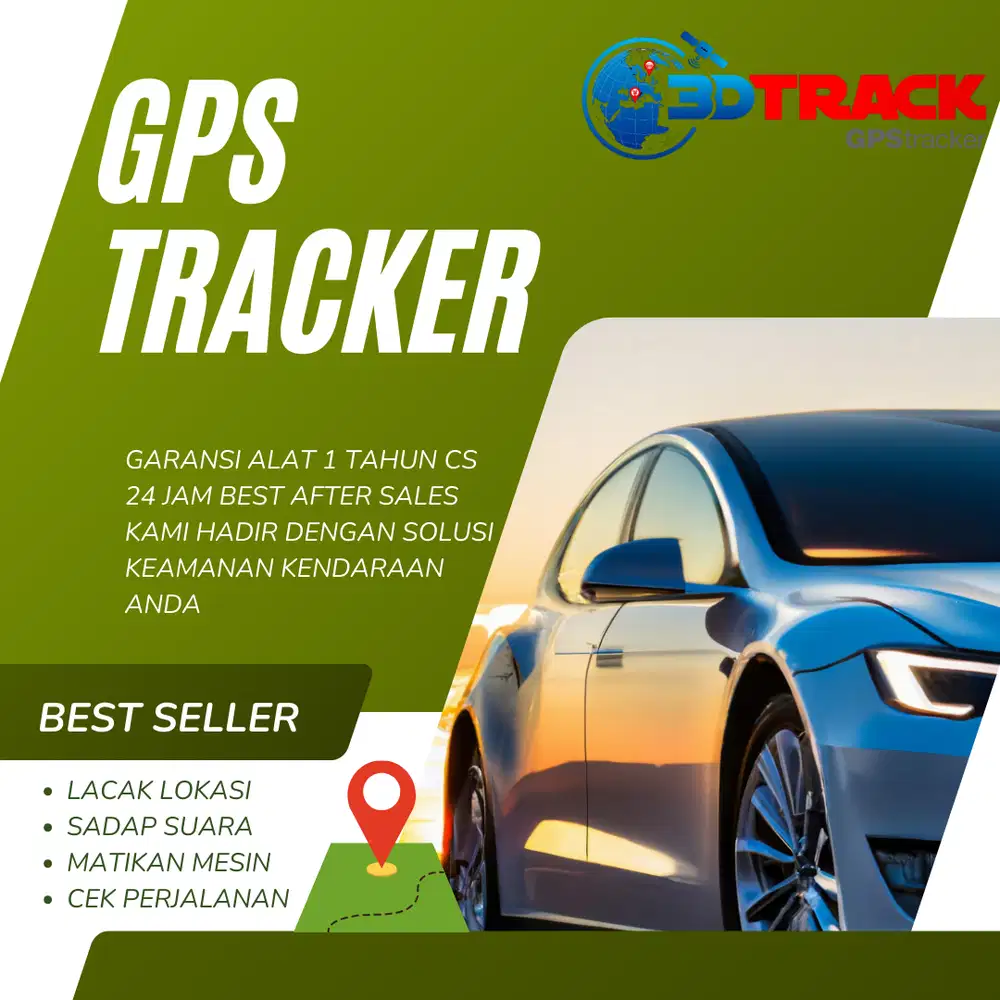 GPS TRACKER KENDARAAN BERMOTOR MURAH BERGARANSI 3DTRACK