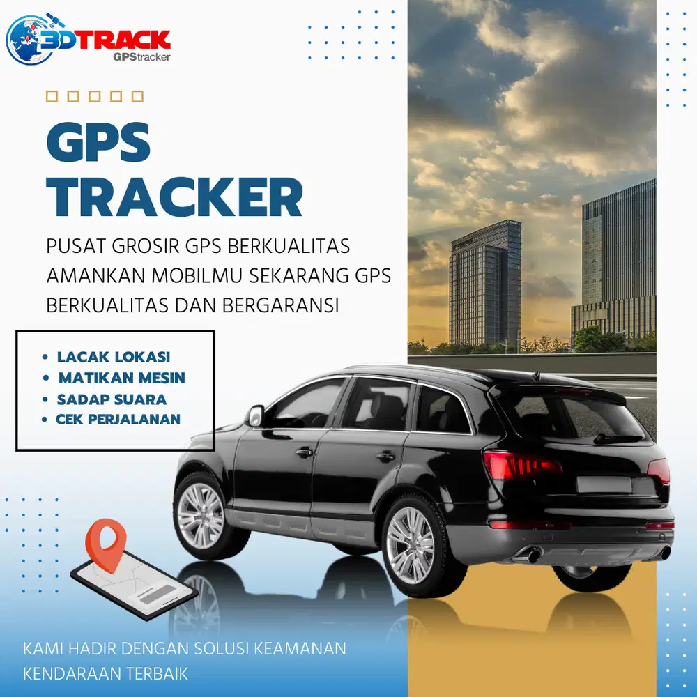 GPS TRACKER KENDARAAN BERMOTOR MURAH BERGARANSI 3DTRACK