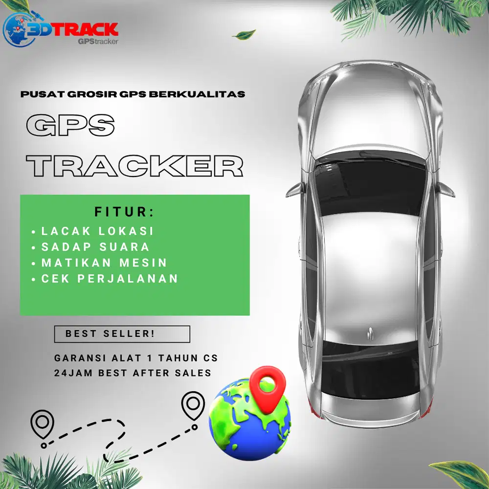 GPS TRACKER KENDARAAN BERMOTOR MURAH BERGARANSI 3DTRACK
