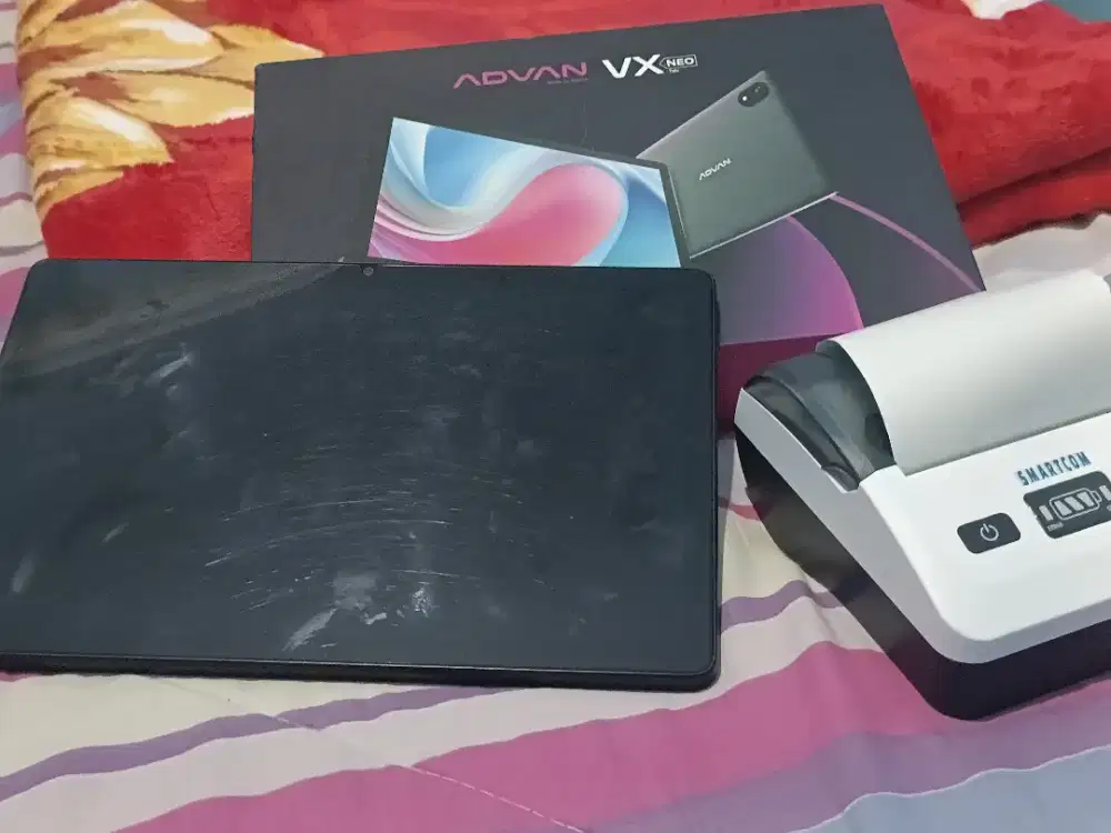 Tablet advan vx neo dan smartcom printer thermal