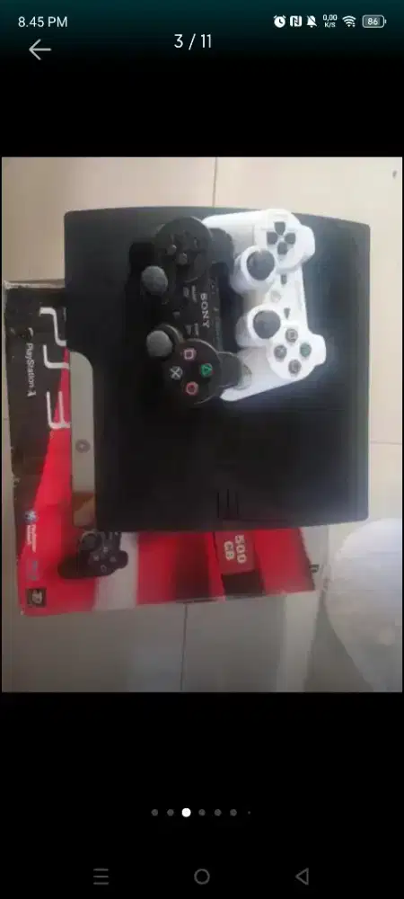 PS3 internal 500gb mulus fullset no minus