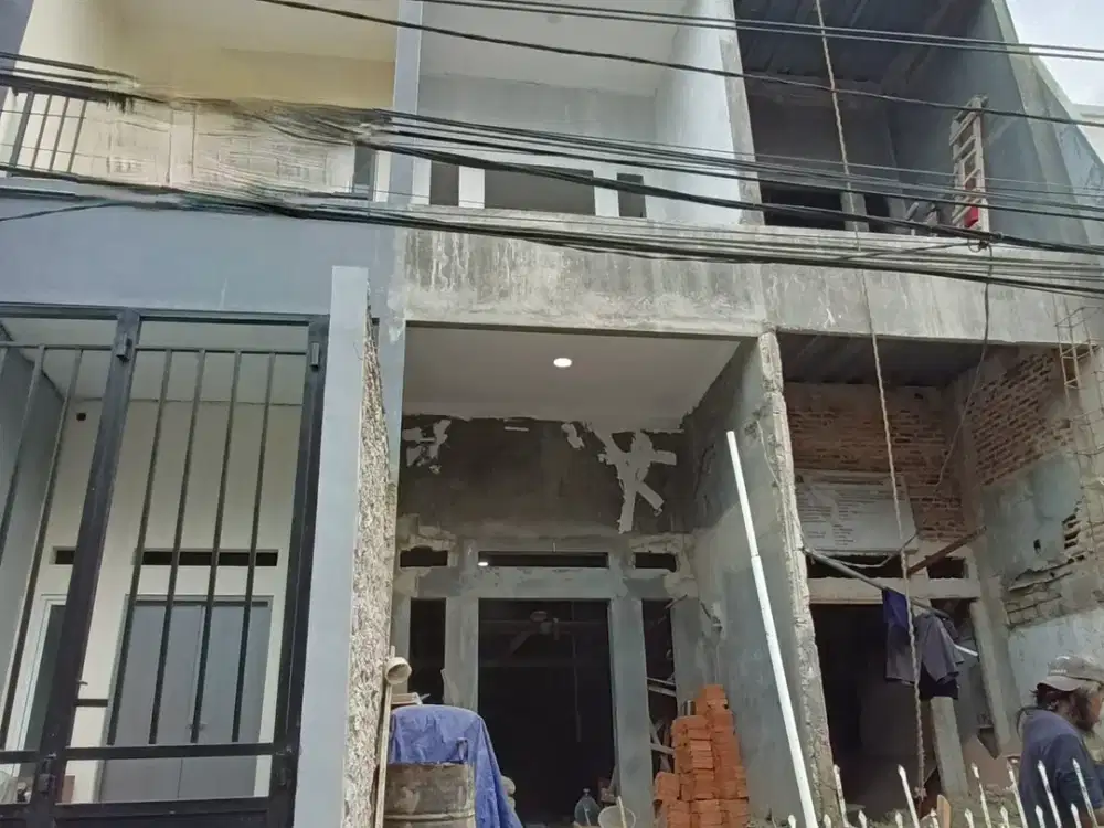 rumah duri Kepa murah banget 3 lantai full 100% baru bs nego