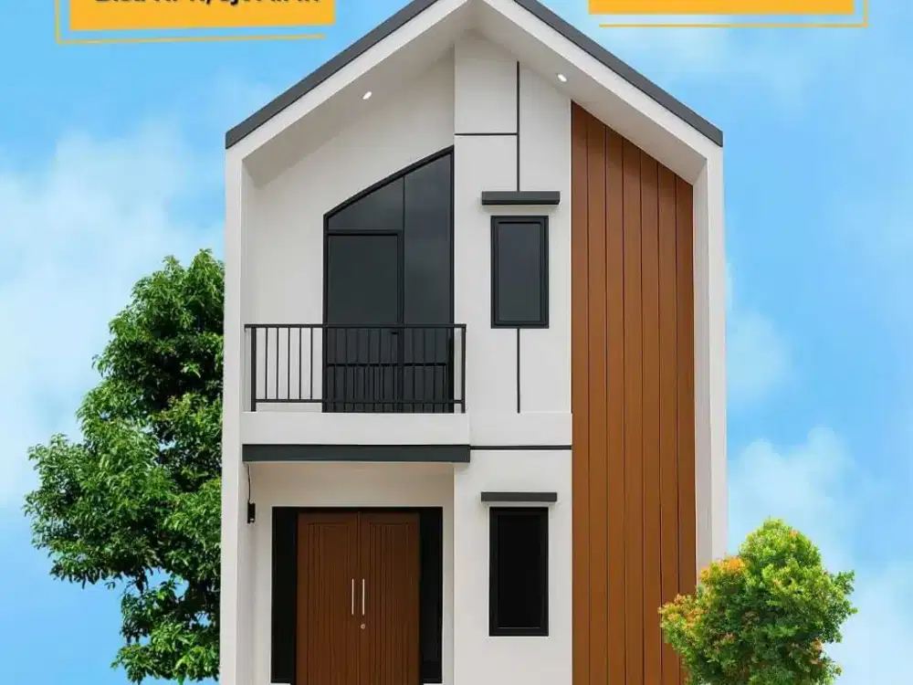 Rumah 2 lantai harga di 1 lantai dekat dengan pintu tol