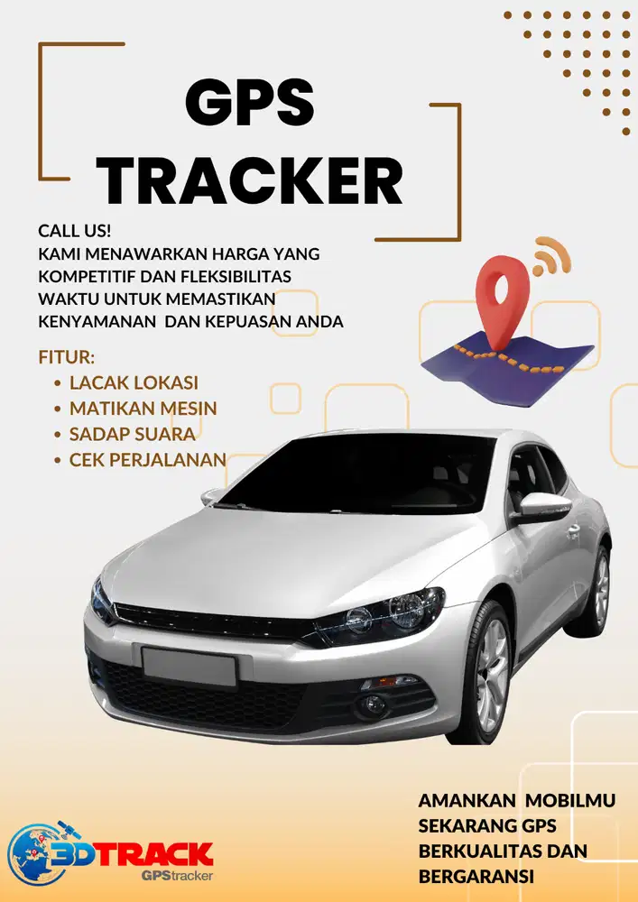 GPS TRACKER KENDARAAN BERMOTOR MURAH BERGARANSI 3DTRACK