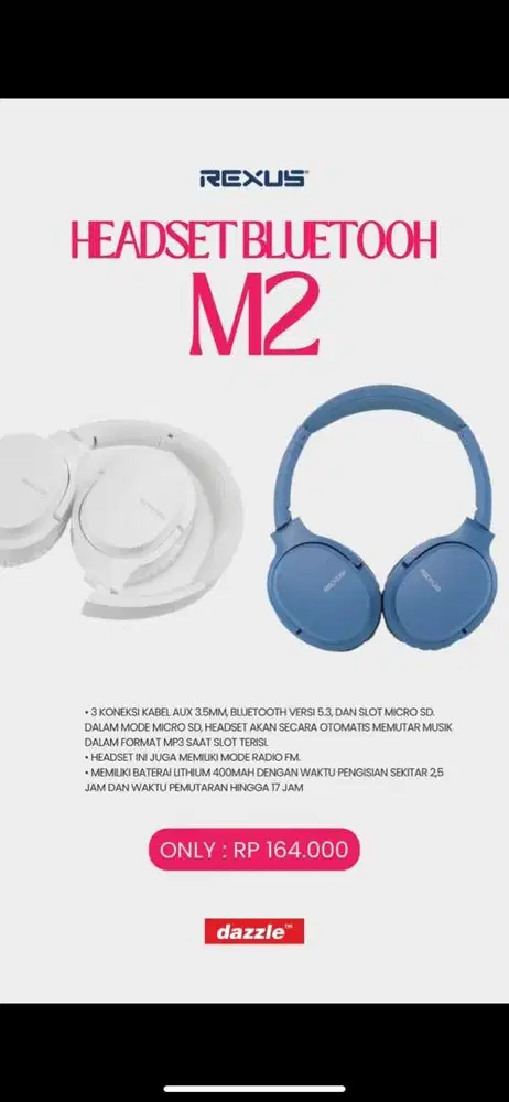 Headset REXUS M2