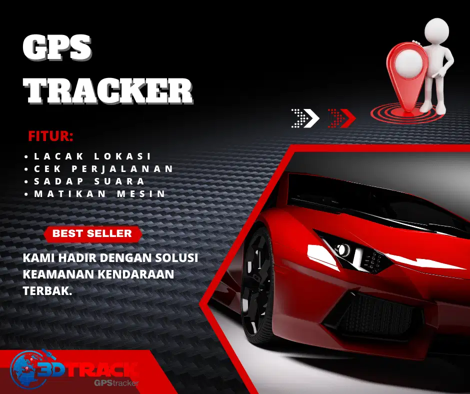 GPS TRACKER KENDARAAN BERMOTOR MURAH BERGARANSI 3DTRACK