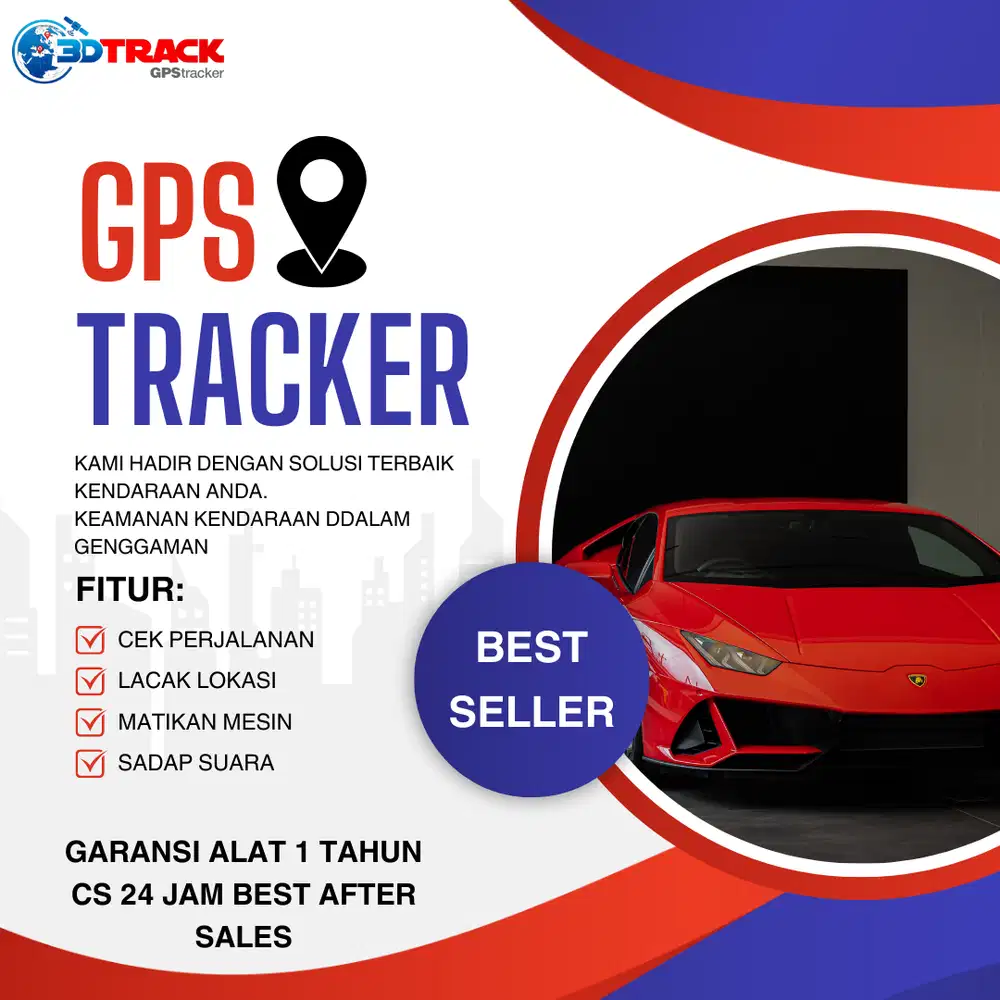 GPS TRACKER KENDARAAN BERMOTOR MURAH BERGARANSI 3DTRACK