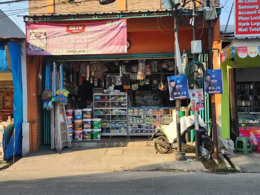Rumah 2 Lantai Strategis di pinggir jalan di Harapan Baru, Bekasi