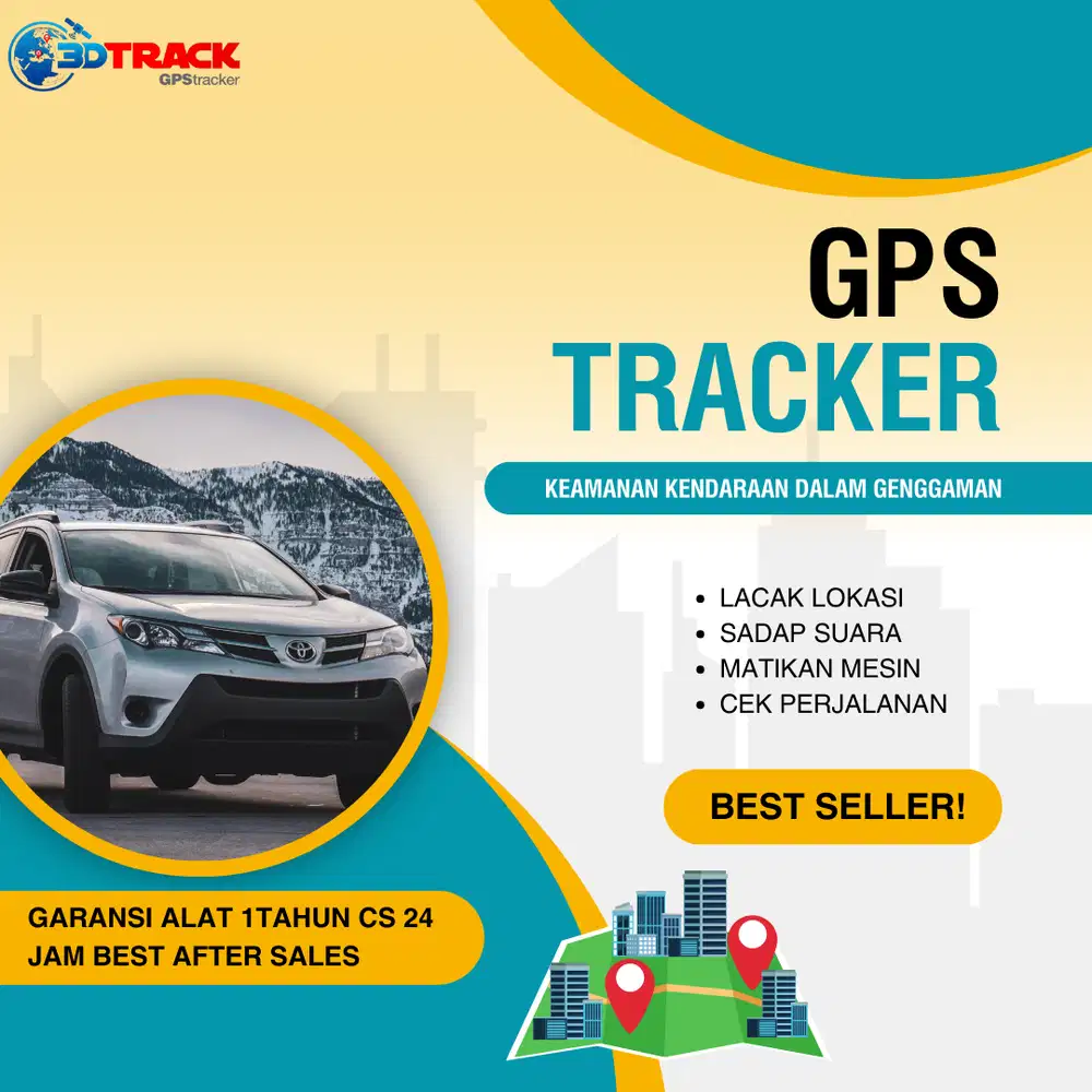 GPS TRACKER KENDARAAN BERMOTOR MURAH BERGARANSI 3DTRACK