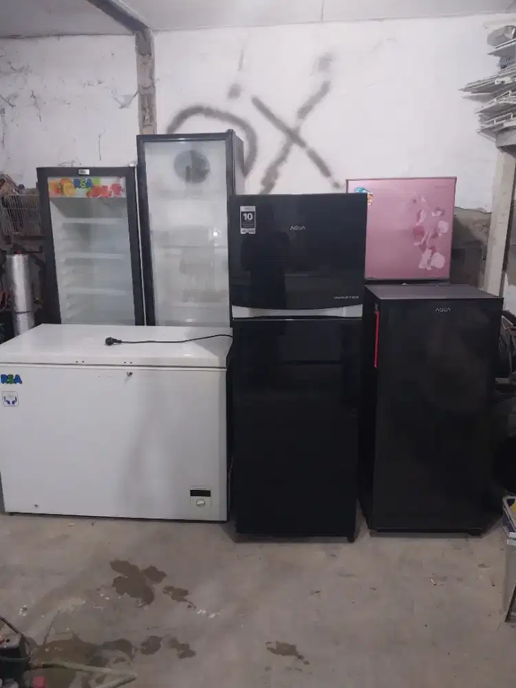 Jual cepat freezer showcase kulkas normal